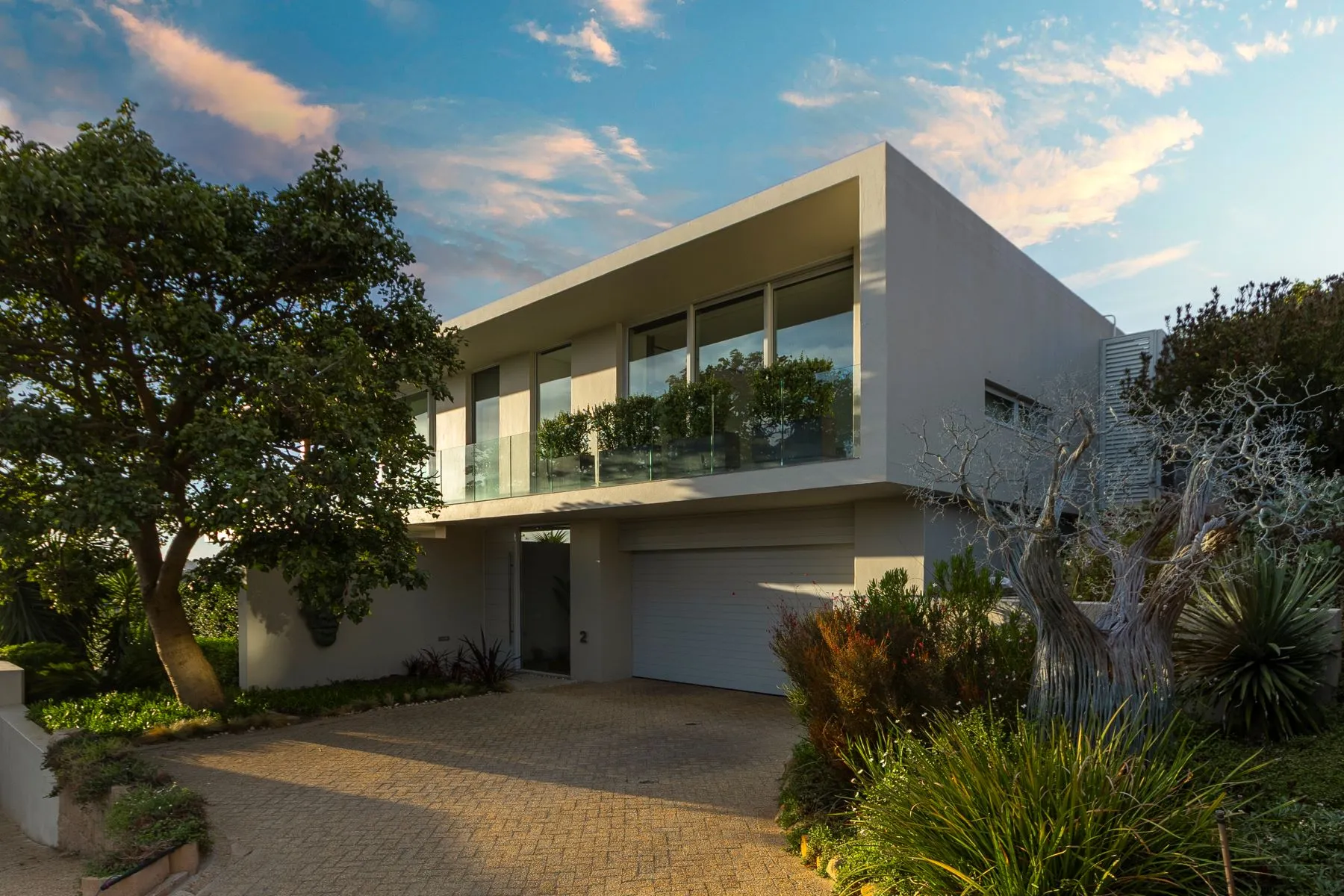 Street approach to the former residential property near Cape Town, South Africa