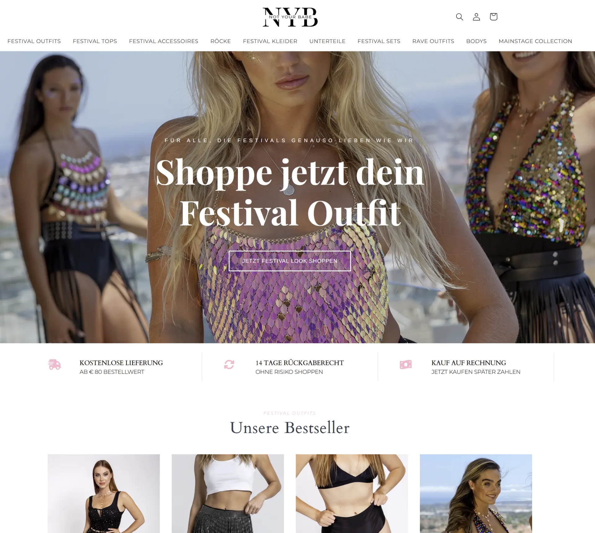 Not Your Babe online fashion store